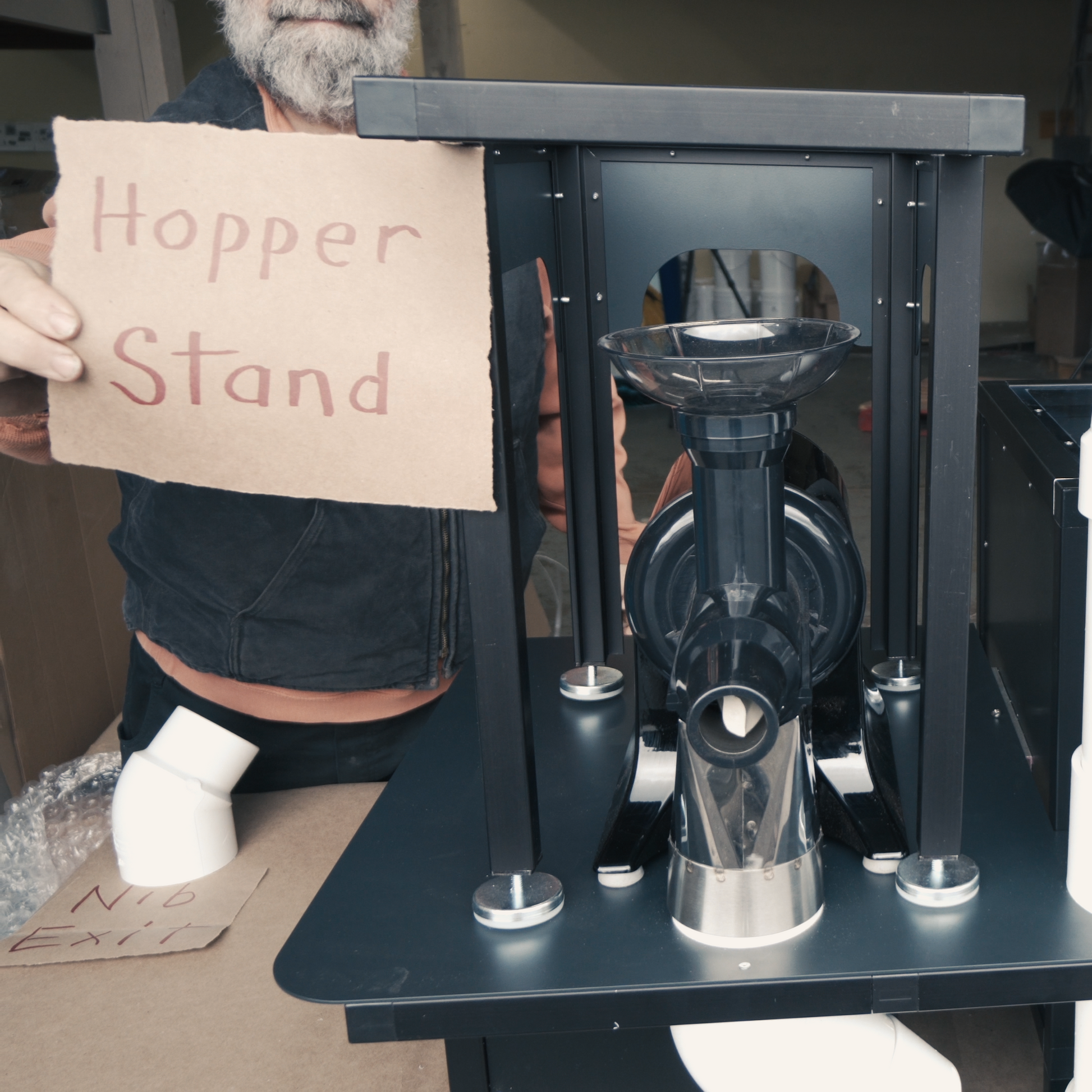 Cocoa Winnower Hopper Stand